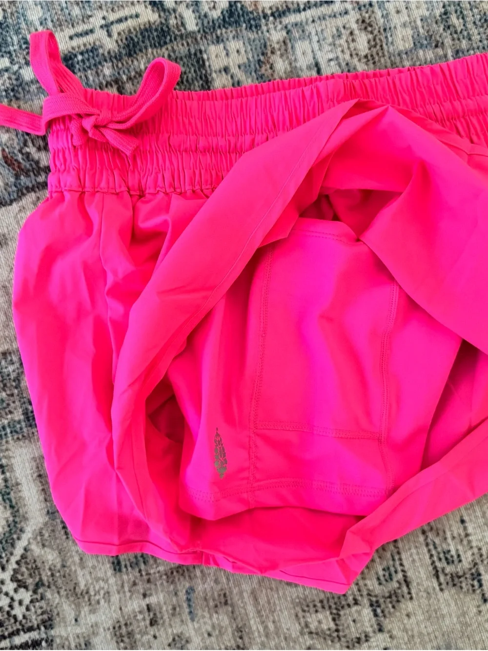 Free People Wild Bloom 2-in-1 Shorts - Hot Pink